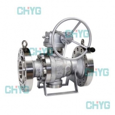 Stationary titanium hard sealing ball valves